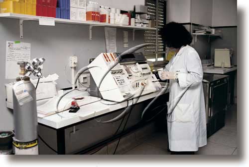 ciencia Interior dun laboratorio