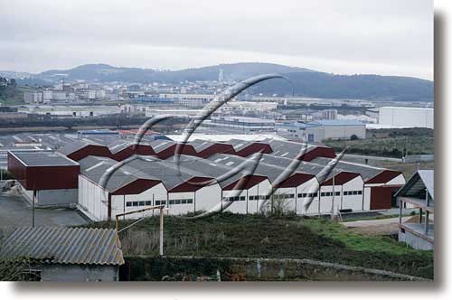 Vista xeral de Arteixo, na comarca da Coruña